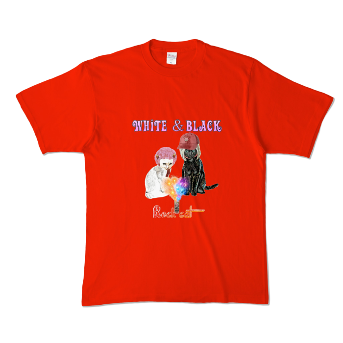 カラーTシャツ - XL - レッド (濃色)