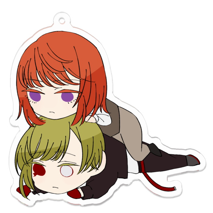 アクリルキーホルダー - 70 x 70 (mm)