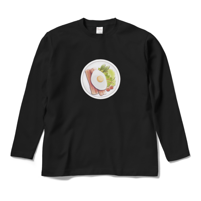 ロングスリーブTシャツ 黒色 M