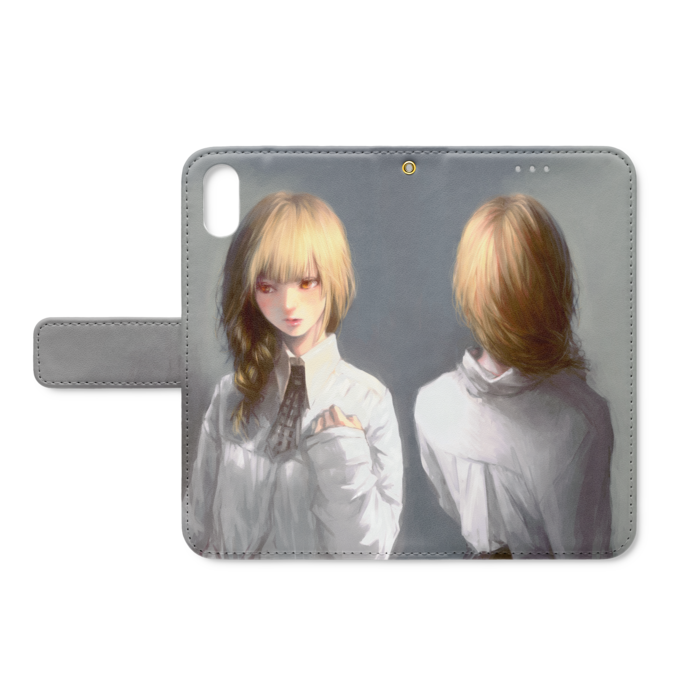 手帳型iPhoneケース - iPhone X - ストラップ穴 あり
