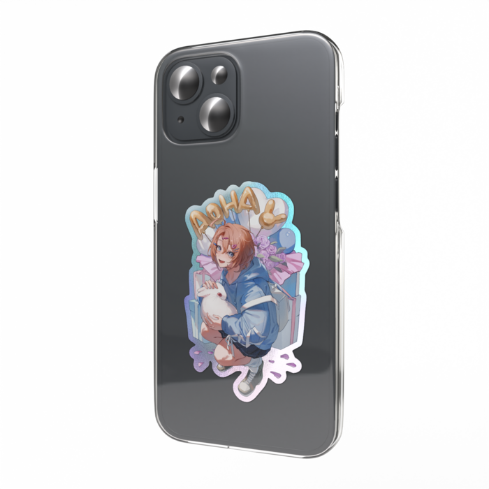 オーロラスマホステッカー - 縦