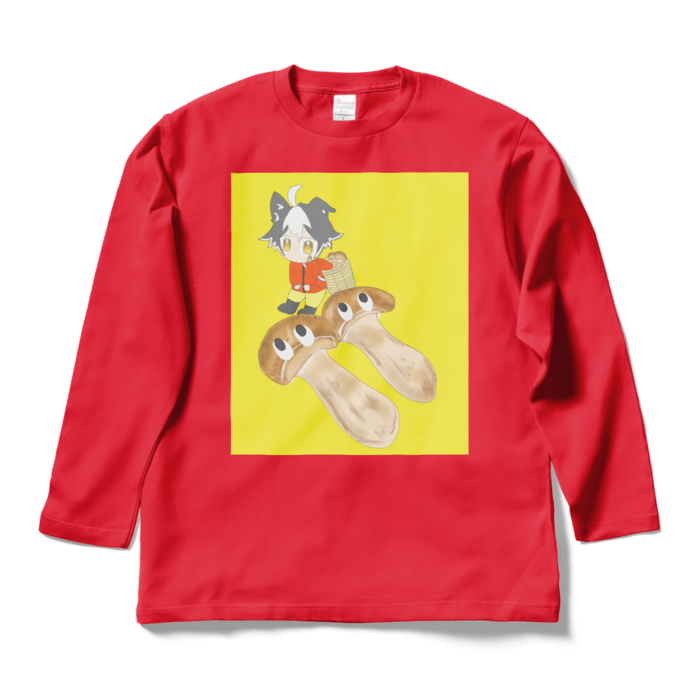 ロングスリーブTシャツ - L - レッド