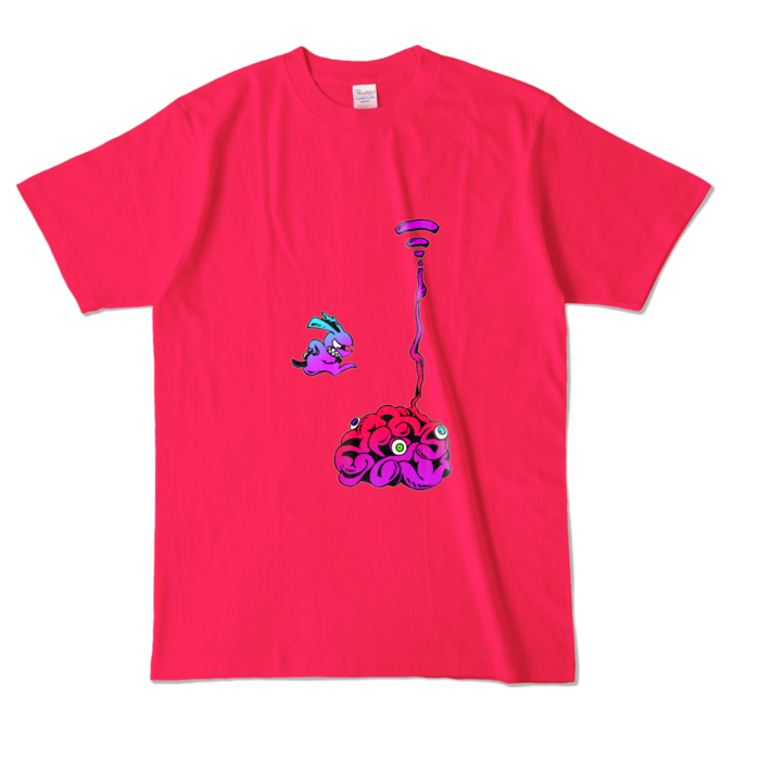 カラーTシャツ - L - ホットピンク (濃色)
