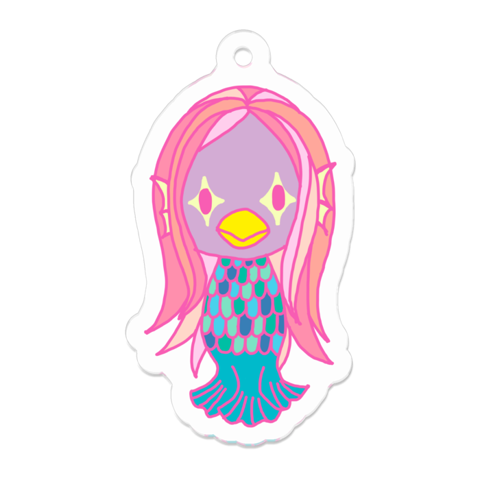 アクリルキーホルダー - 50 x 50 (mm)