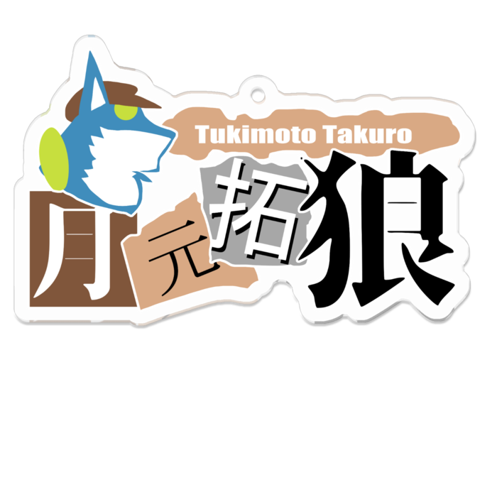 アクリルキーホルダー - 70 x 70 (mm)