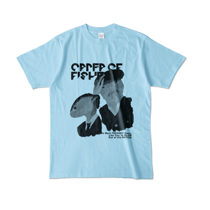 カラーTシャツ - L - ライトブルー (淡色)