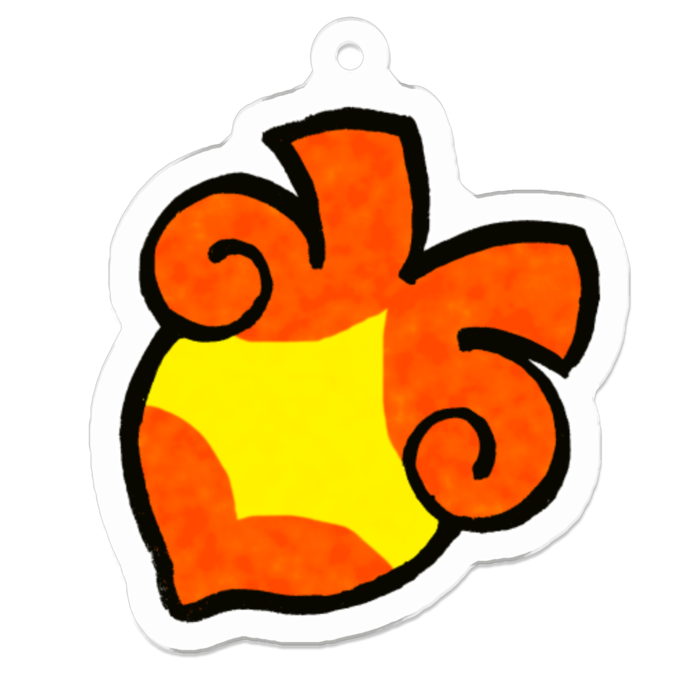 アクリルキーホルダー - 50 x 50 (mm)