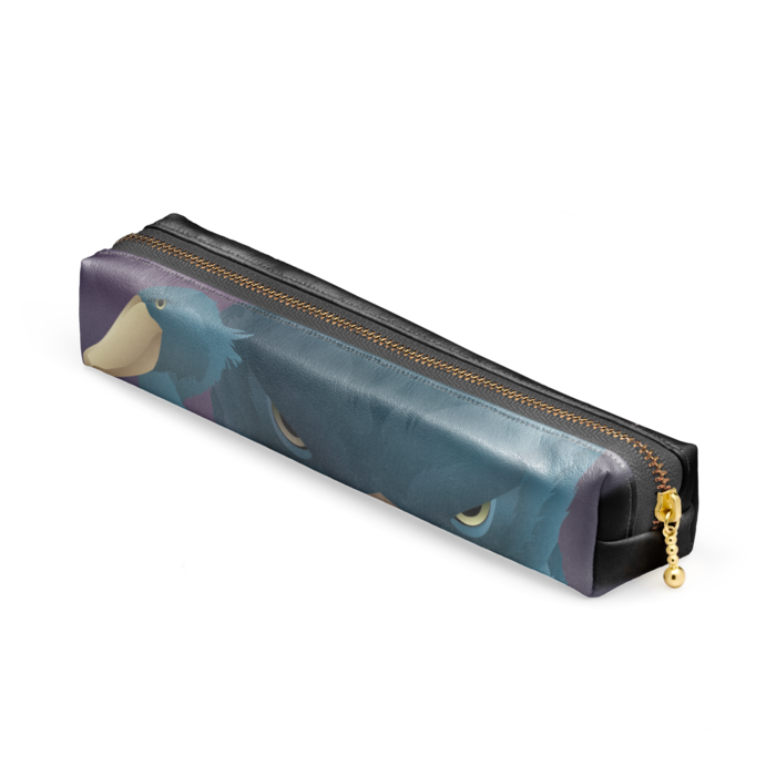 ペンケース - 20 x 4 x 4cm - ブラック