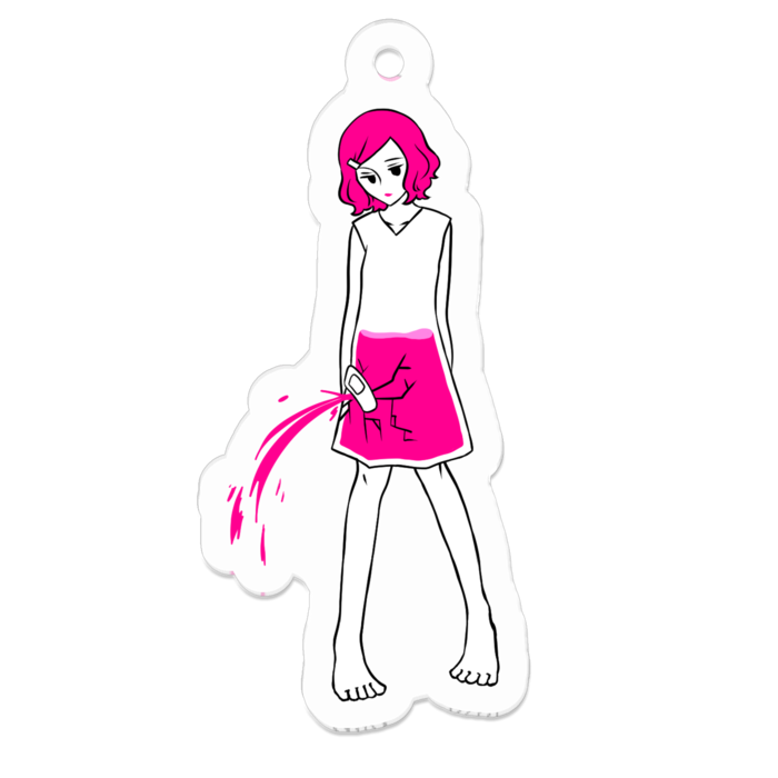 アクリルキーホルダー - 50 x 50 (mm)