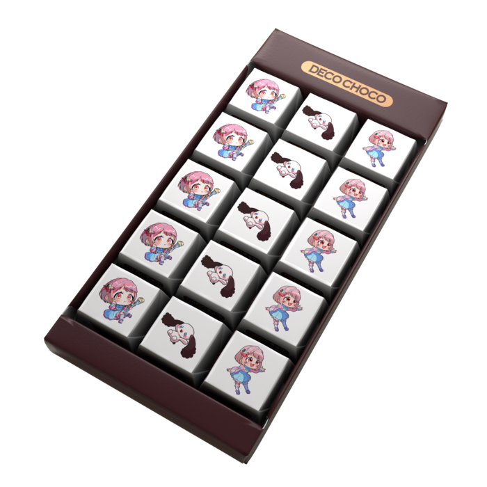 DECOチョコ - 列ごとにデザイン