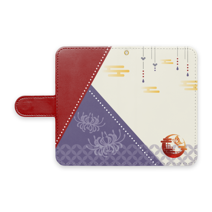 手帳型Androidケース - S - ストラップ穴 あり