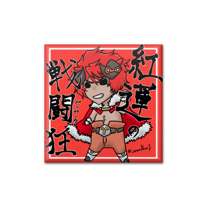 缶バッジ - 四角形40mm