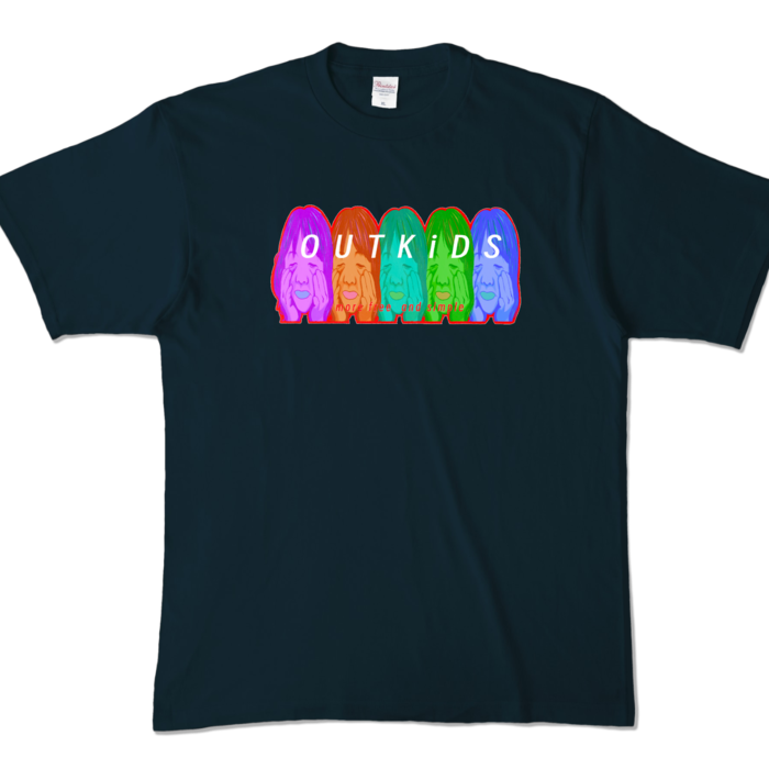 カラーTシャツ - XL - ネイビー (濃色)