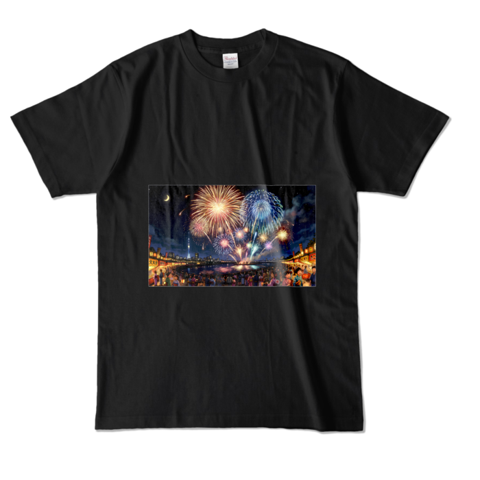 カラーTシャツ - L - ブラック (濃色)