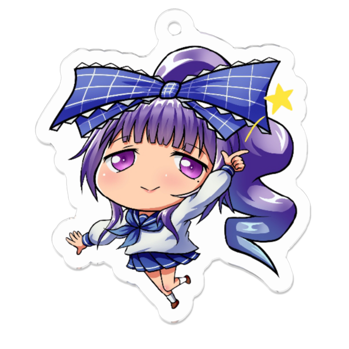 アクリルキーホルダー - 50 x 50 (mm)