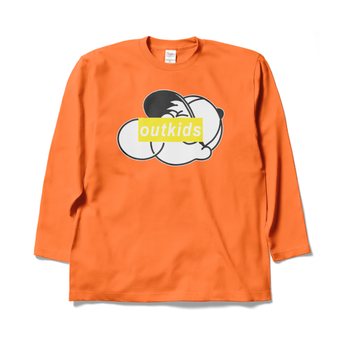 ロングスリーブTシャツ - XL - オレンジ