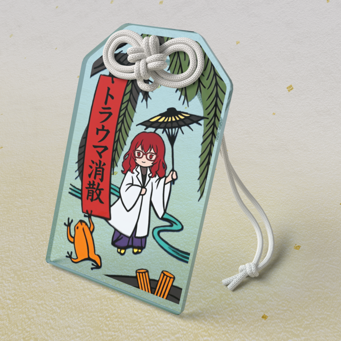 アクリルお守り - 50 × 80mm