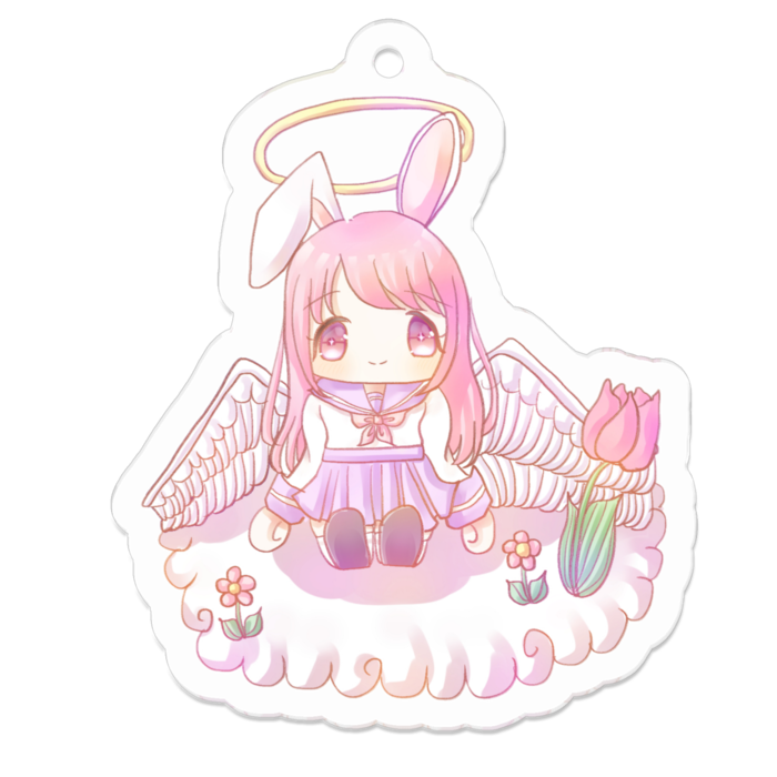 アクリルキーホルダー - 50 x 50 (mm)