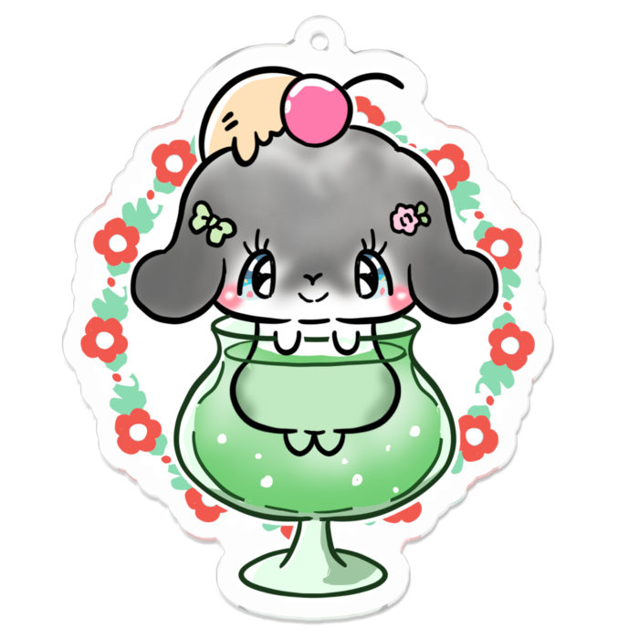 アクリルキーホルダー - 70 x 70 (mm)