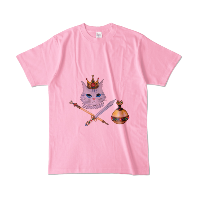 カラーTシャツ - L - ピーチ (淡色)