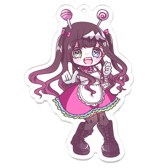 アクリルキーホルダー - 70 x 70 (mm)
