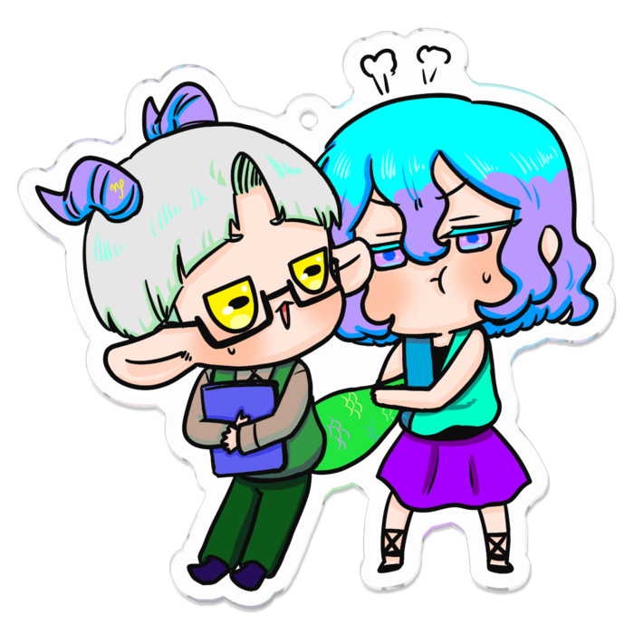 アクリルキーホルダー - 70 x 70 (mm)