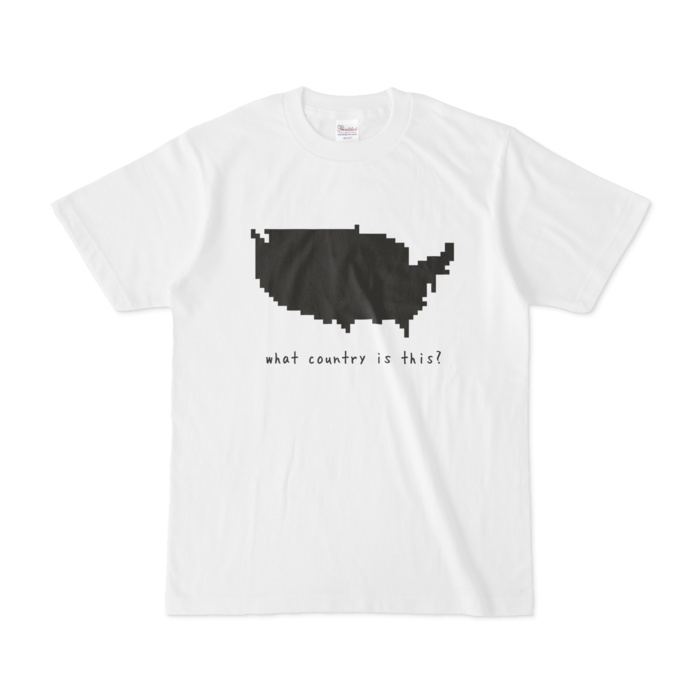 USA mapTシャツ - S
