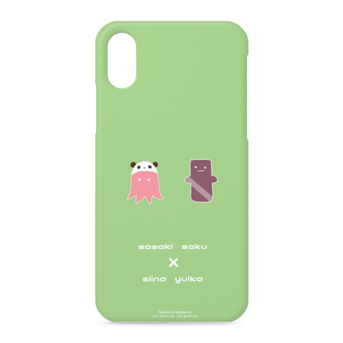 iPhoneケース - iPhone XS / X - 側面あり グリーン