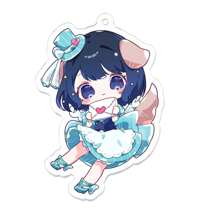 アクリルキーホルダー - 70 x 70 (mm)