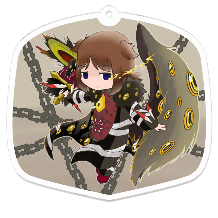 アクリルキーホルダー - 70 x 70 (mm)(1)