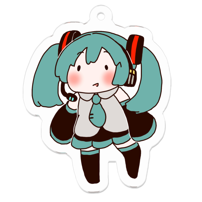 アクリルキーホルダー - 50 x 50 (mm)