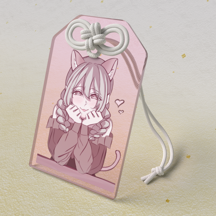 アクリルお守り - 50 × 80mm