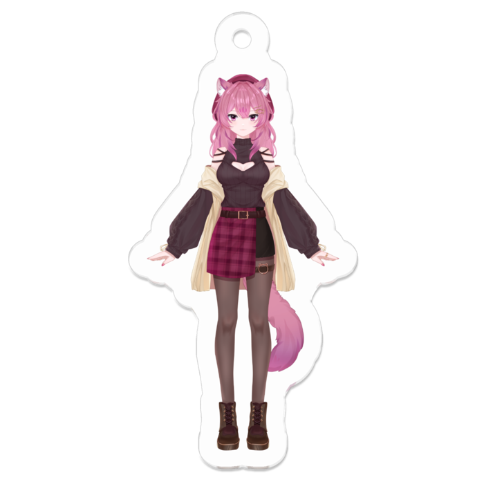 アクリルキーホルダー - 50 x 50 (mm)