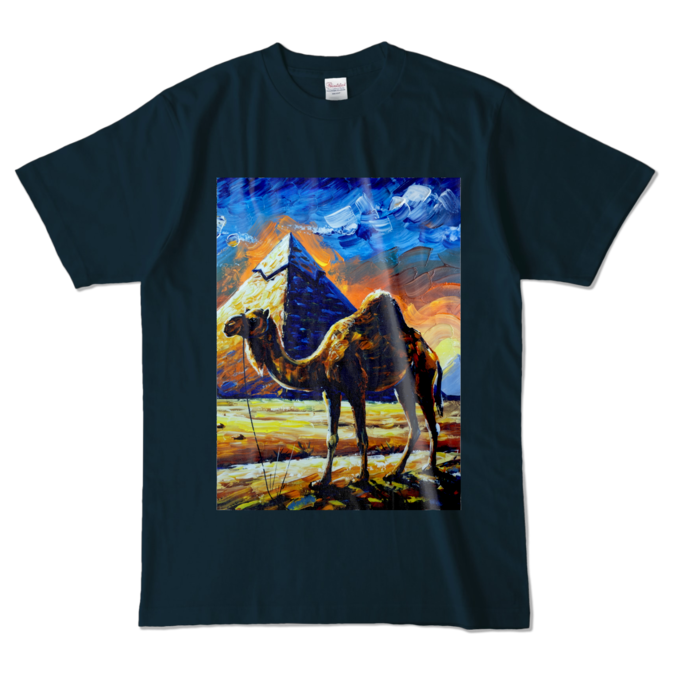 カラーTシャツ - L - ネイビー (濃色)