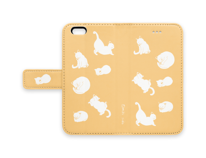 手帳型iPhoneケース - iPhone6 - ストラップ穴 なし