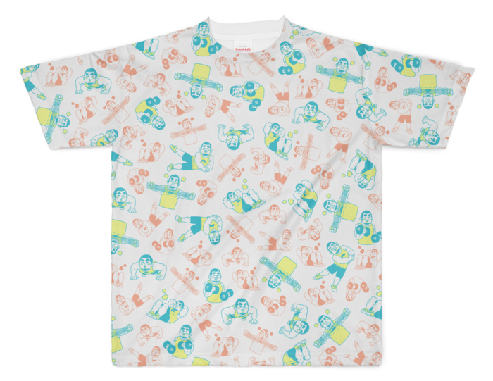 フルグラフィックTシャツ - XL - 両面印刷