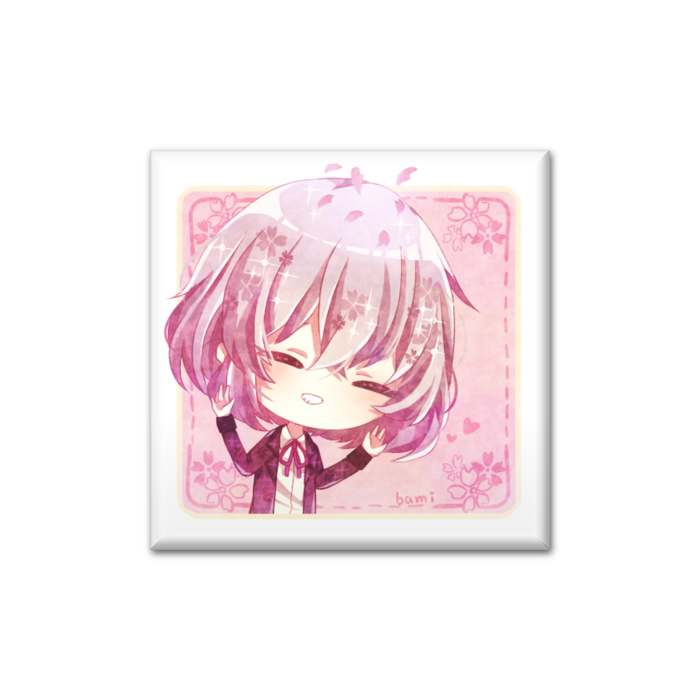 缶バッジ - 四角形40mm