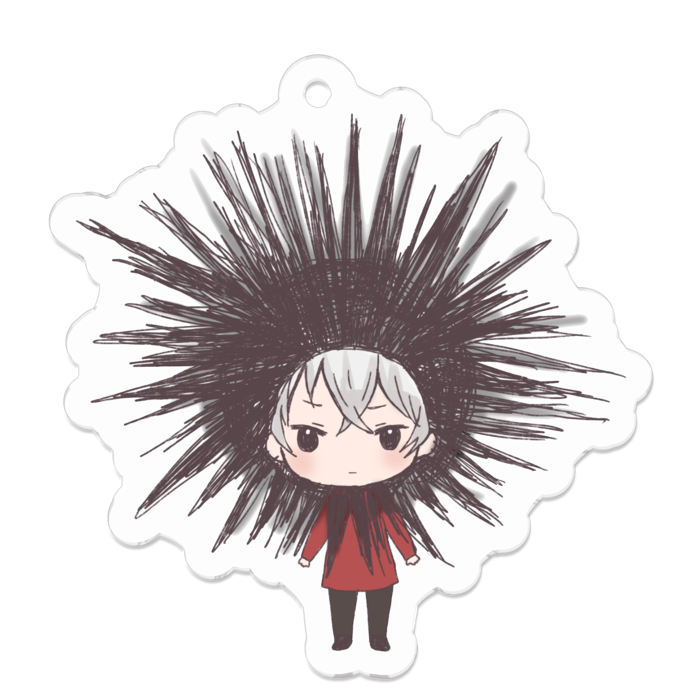 アクリルキーホルダー（コーティング） - 50 x 50 (mm)