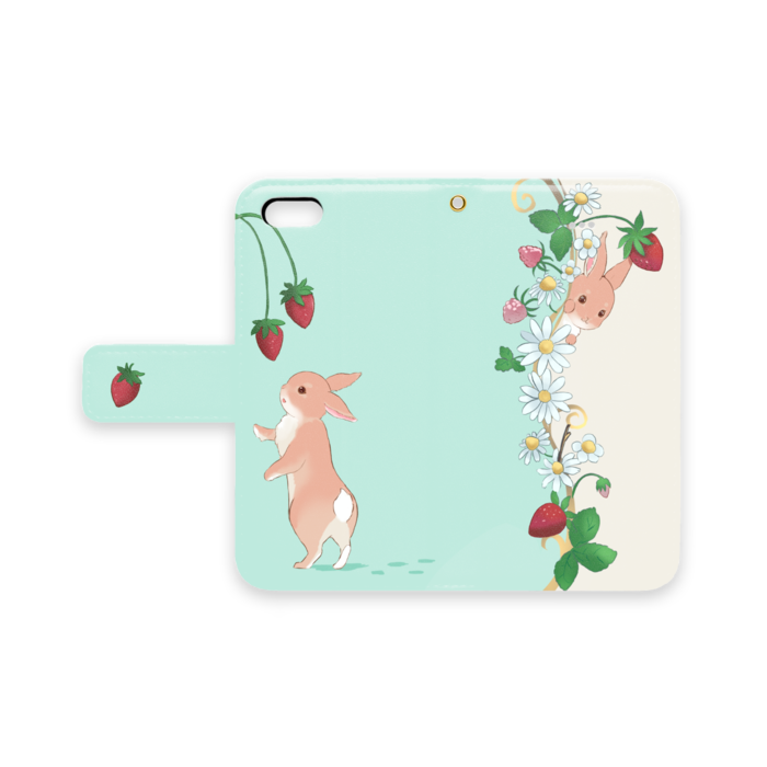 手帳型iPhoneケース - iPhone 5 / 5s / SE - ストラップ穴 あり