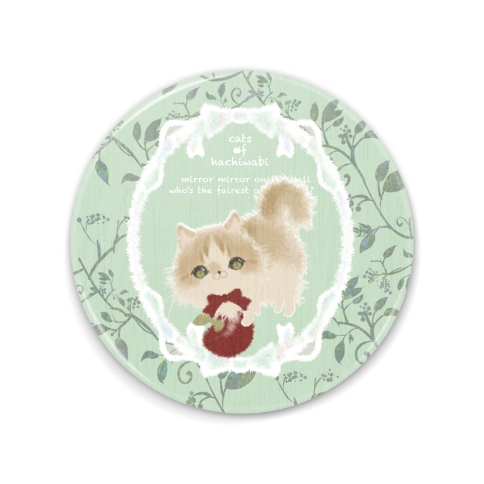 缶ミラー - 75mmグリーン