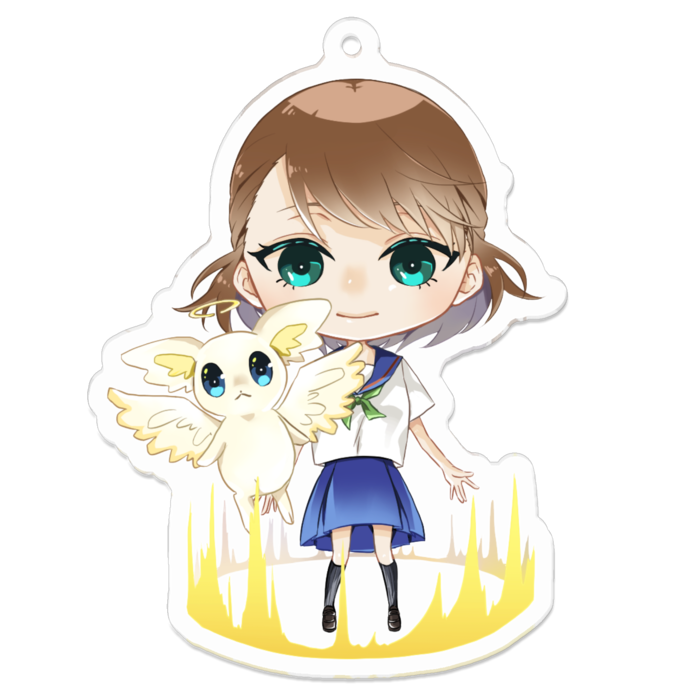 アクリルキーホルダー - 70 x 70 (mm)