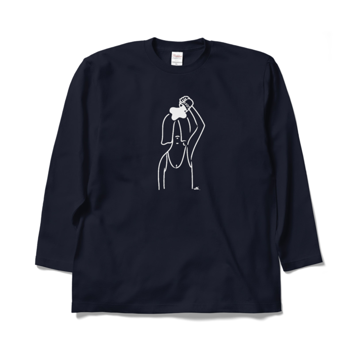 ロングスリーブTシャツ - XL - ネイビー