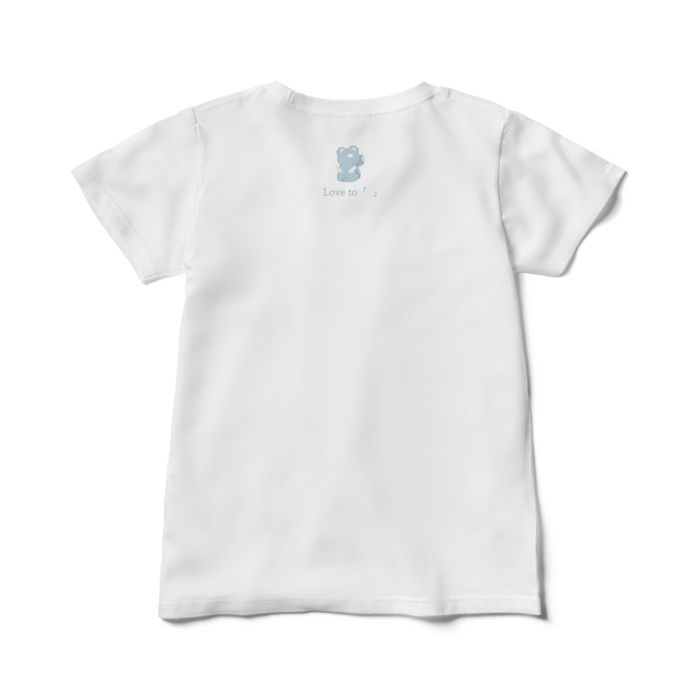 レディースTシャツ - L - 白/Blue