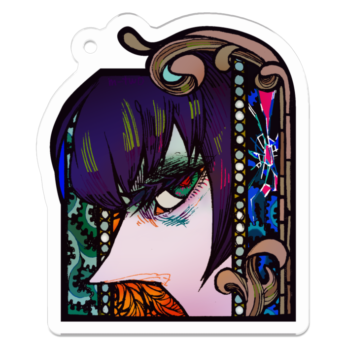 アクリルキーホルダー - 50 x 50 (mm)