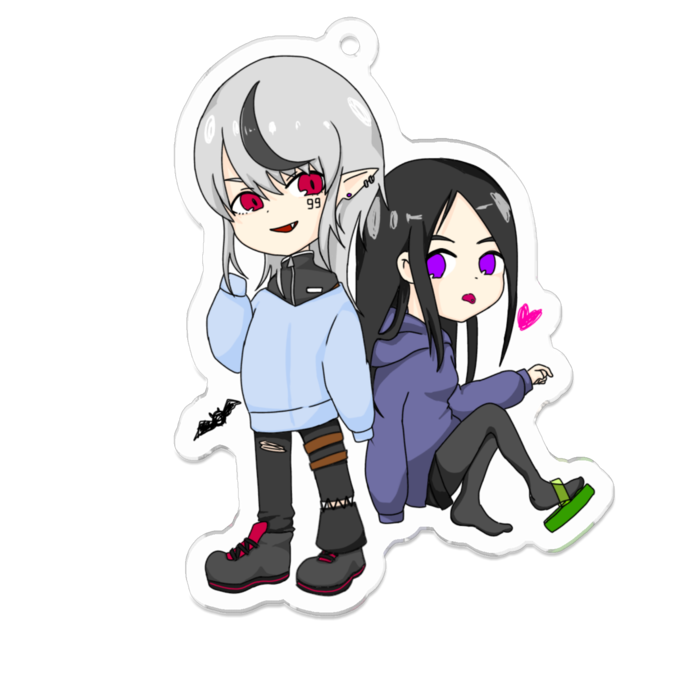 アクリルキーホルダー - 70 x 70 (mm)