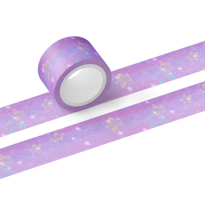 ゆめかわグラデスターマスキングテープ - テープ幅 25mm(1)