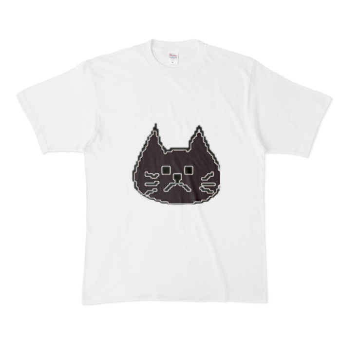 黒猫ドットイラスト風Tシャツ - lifewithcats - BOOTH