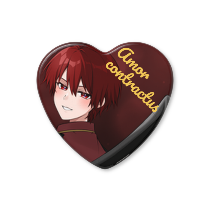 ハート缶バッジ - 57 × 52.5mm(4)