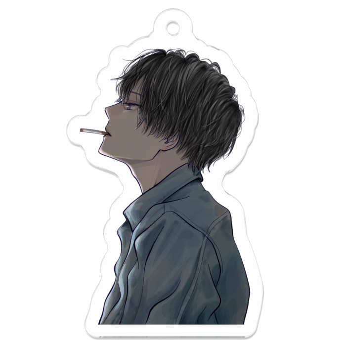 アクリルキーホルダー（コーティング） - 50 x 50 (mm)(1)