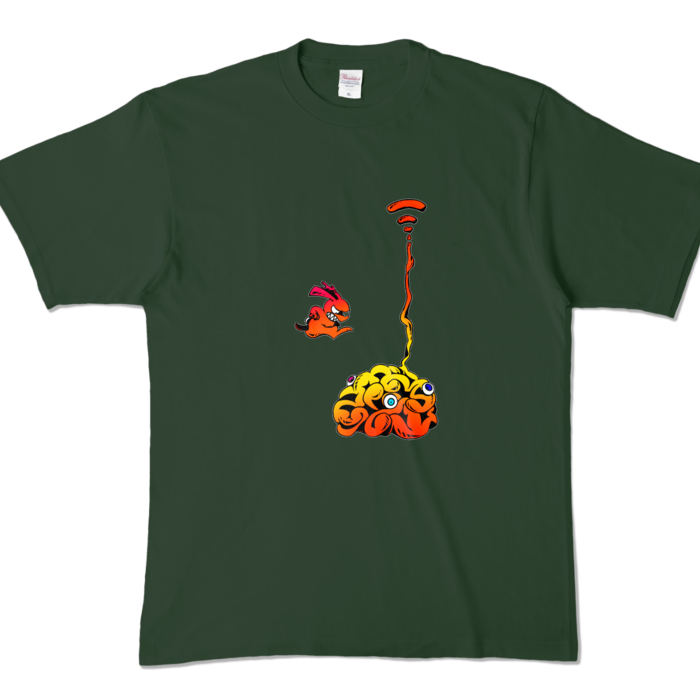 カラーTシャツ - XL - フォレスト (濃色)(2)